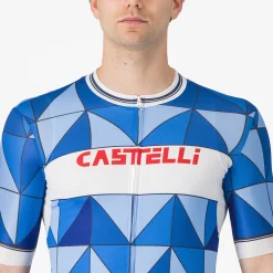 Maglia Castelli Heritage - Azzurro
