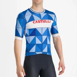 Maglia Castelli Heritage - Azzurro