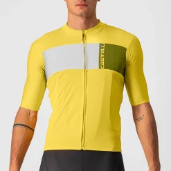 Maglia Castelli Prologo 7 - Giallo bianco