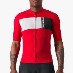 Maglia Castelli Prologo 7 - Rosso grigio