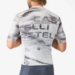 Maglia Castelli Stratus Logo - Bianco