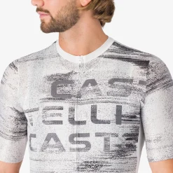 Maglia Castelli Stratus Logo - Bianco