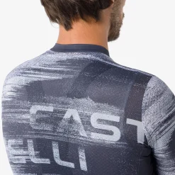 Maglia Castelli Stratus Logo - Blu