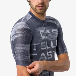 Maglia Castelli Stratus Logo - Blu