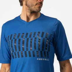 Maglia Castelli Trail Tech Tee - Blu