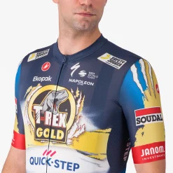 Maglia Castelli T-Rex Gold Quick-Step 2025 Competizione 3