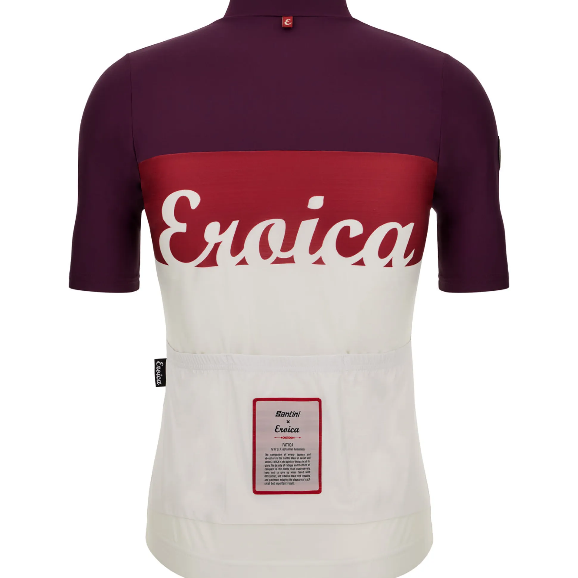 Maglia Eroica Brina - Bordeaux