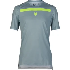 Maglia Fox Flexair Aviation Race - Grigio verde