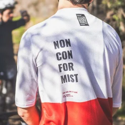Maglia Gobik Terrain Whistler - Bianco rosso