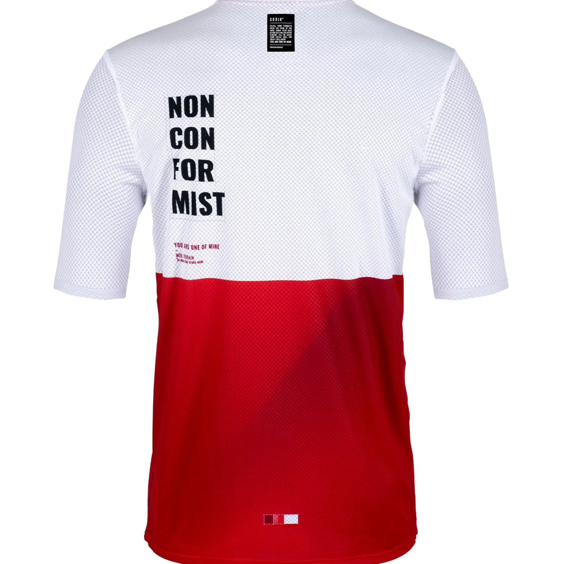 Maglia Gobik Terrain Whistler - Bianco rosso