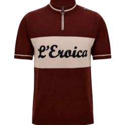 Maglia in lana Santini Eroica Vino