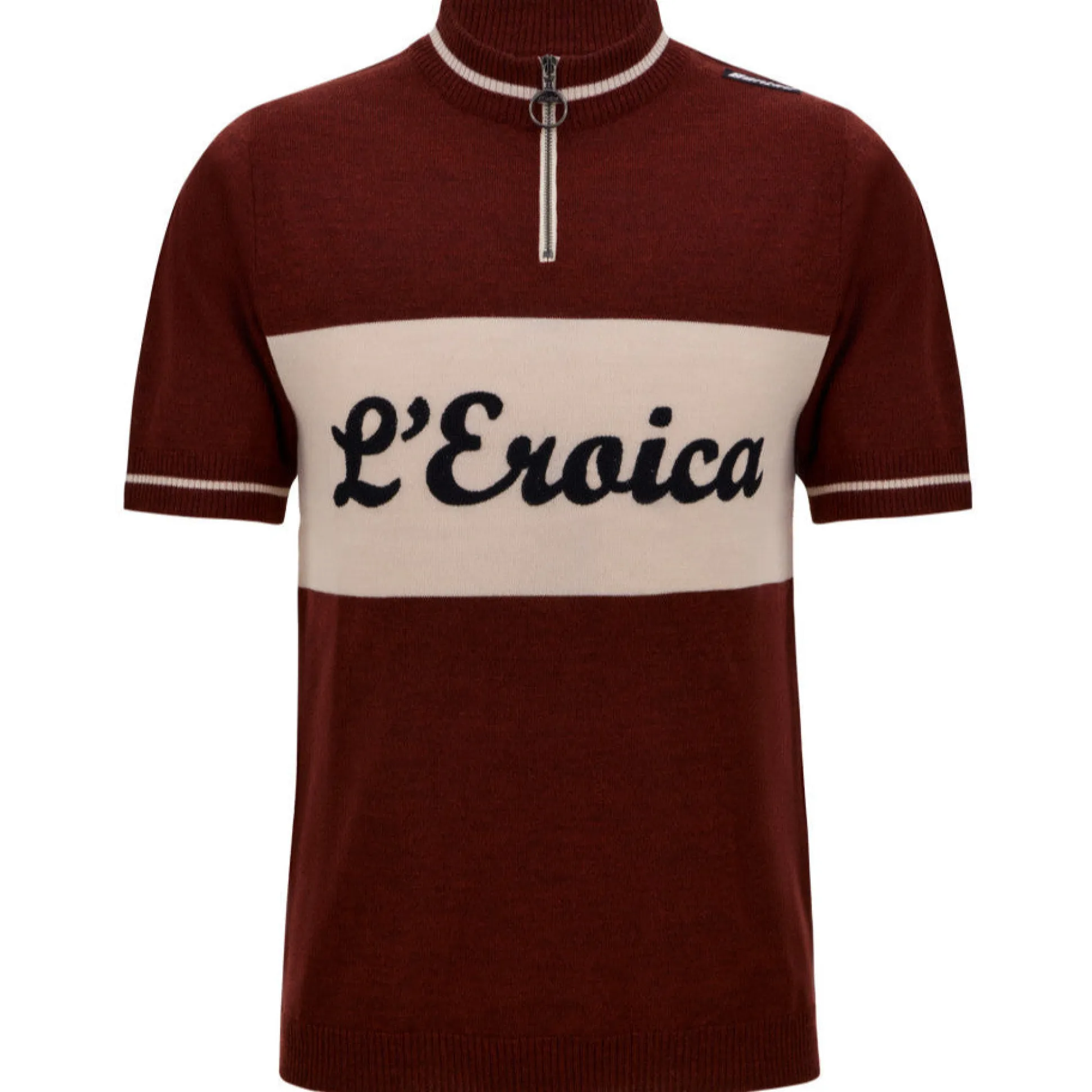 Maglia in lana Santini Eroica Vino