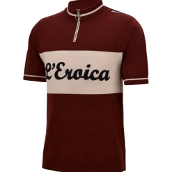 Maglia in lana Santini Eroica Vino