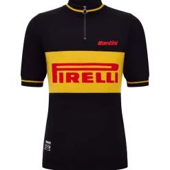 Maglia in lana Santini x PIRELLI - Nero