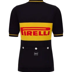Maglia in lana Santini x PIRELLI - Nero