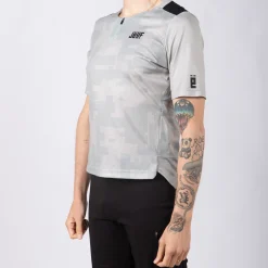 Maglia Jëuf Pro Gravel con zip - Grigio