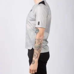 Maglia Jëuf Pro Gravel con zip - Grigio