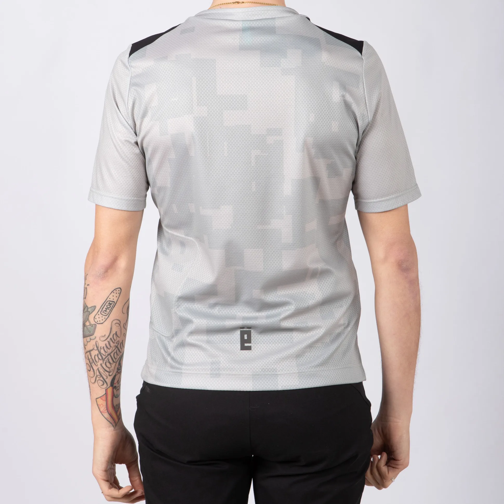 Maglia Jëuf Pro Gravel con zip - Grigio