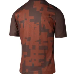 Maglia Jëuf Pro Gravel con zip - Marrone