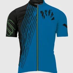 Maglia Karpos Green Fire - Blu
