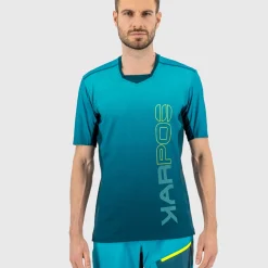Maglia Karpos Verve Tee - Azzurro giallo