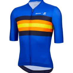 Maglia Le Vrai Santini x K-WAY - Blu