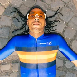 Maglia Le Vrai Santini x K-WAY - Blu