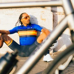 Maglia Le Vrai Santini x K-WAY - Blu