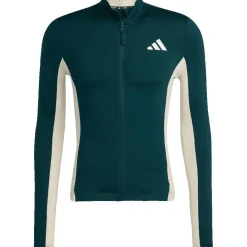 Maglia maniche lunghe Adidas Tempo 3-Stripes - Verde