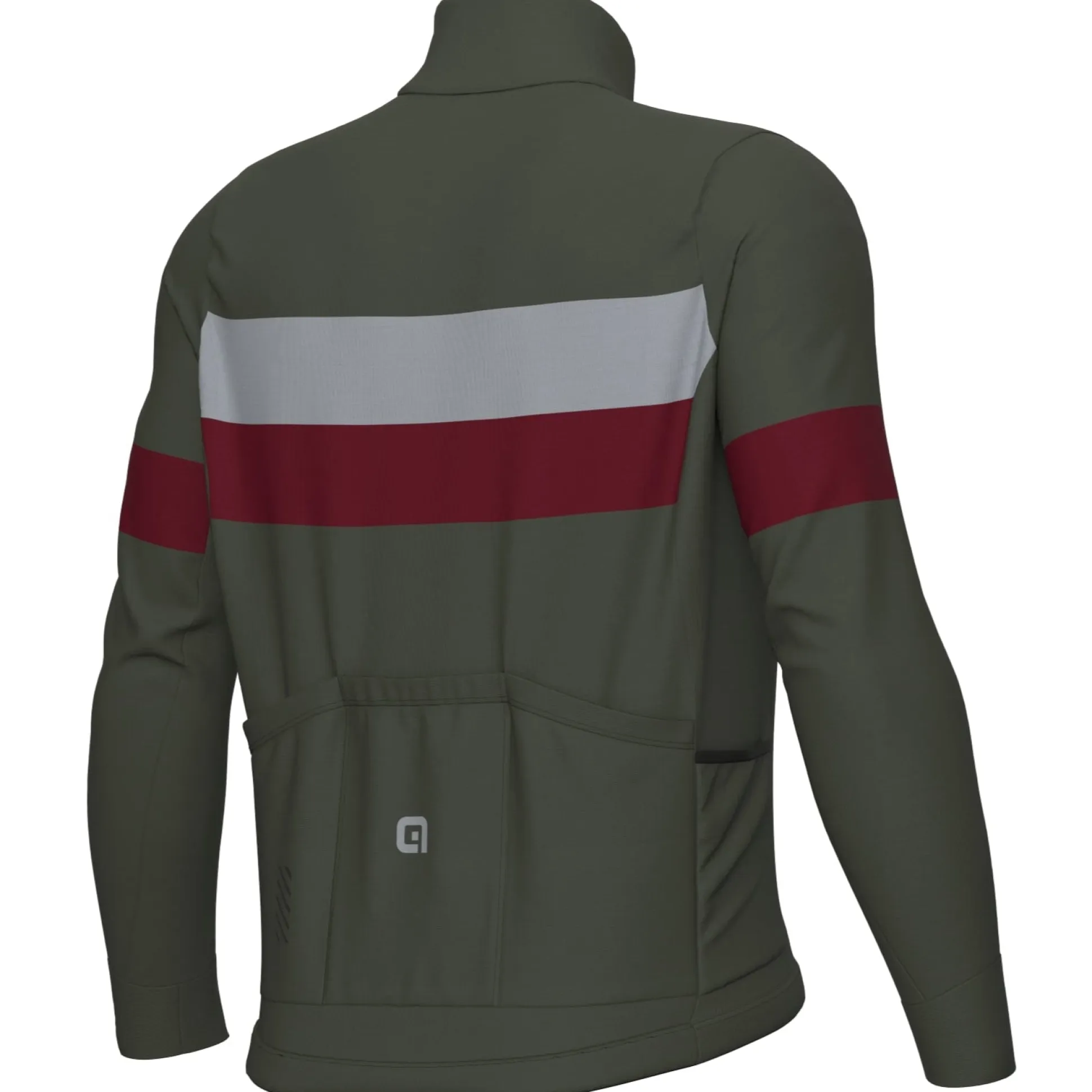 Maglia maniche lunghe Ale Off Road Gravel Wool Line - Bordeaux