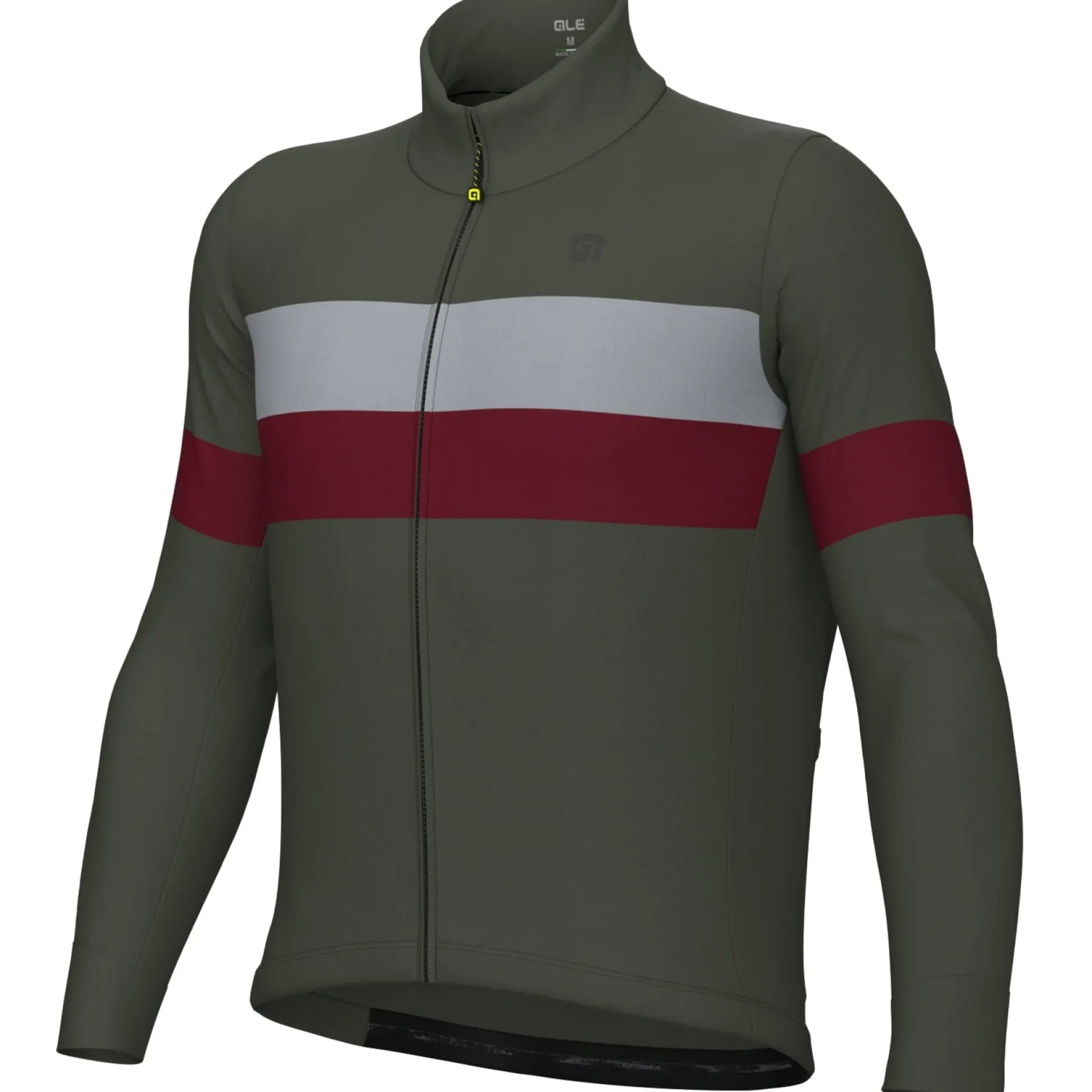 Maglia maniche lunghe Ale Off Road Gravel Wool Line - Bordeaux