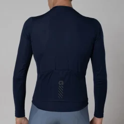 Maglia maniche lunghe Ale Pragma Color Block - Blu