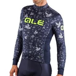 Maglia maniche lunghe Ale PRR Versilia - Nero