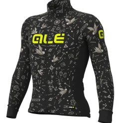 Maglia maniche lunghe Ale PRR Versilia - Nero