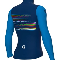 Maglia maniche lunghe Ale PR-S Logo - Blu
