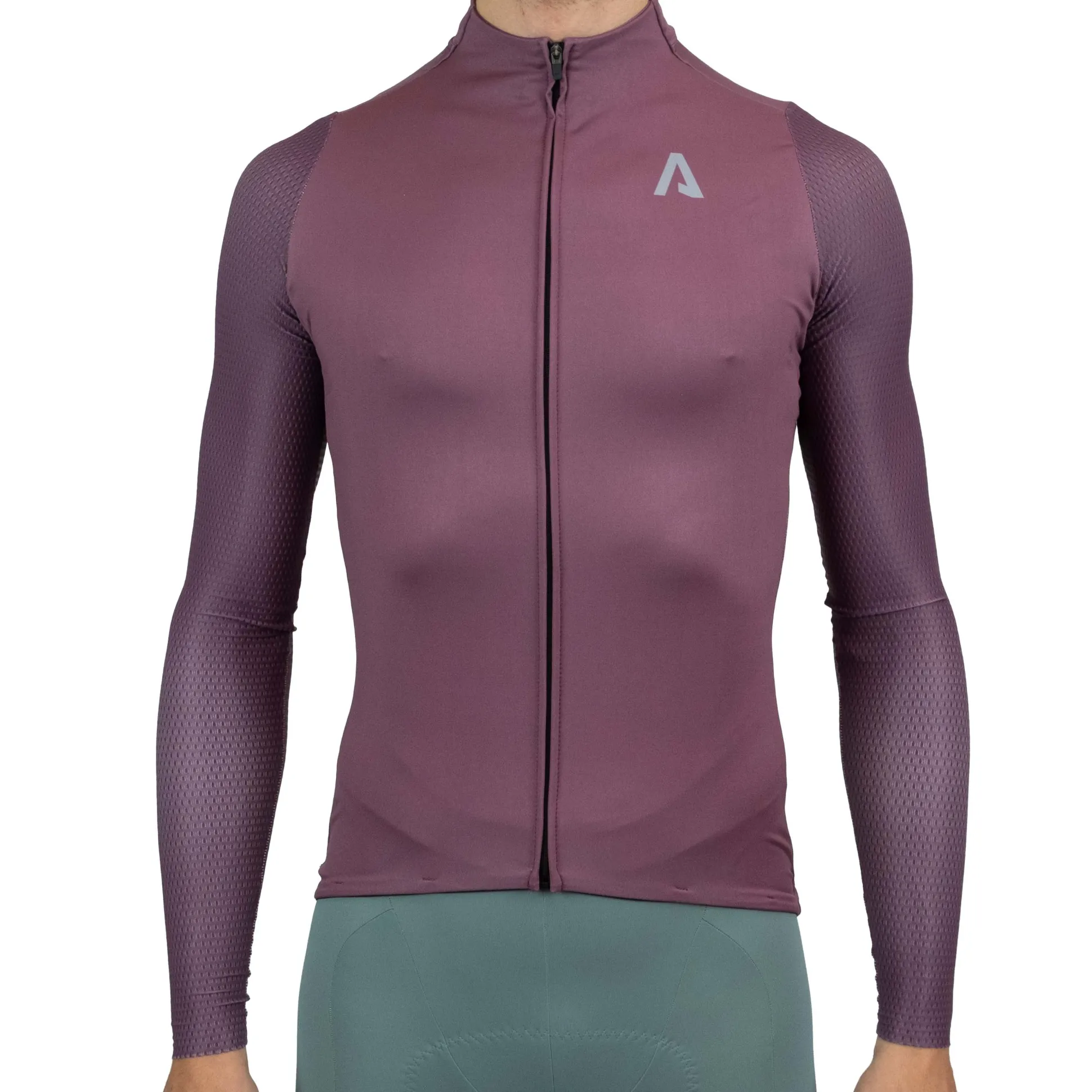 Maglia maniche lunghe All4cycling Color - Bordeaux
