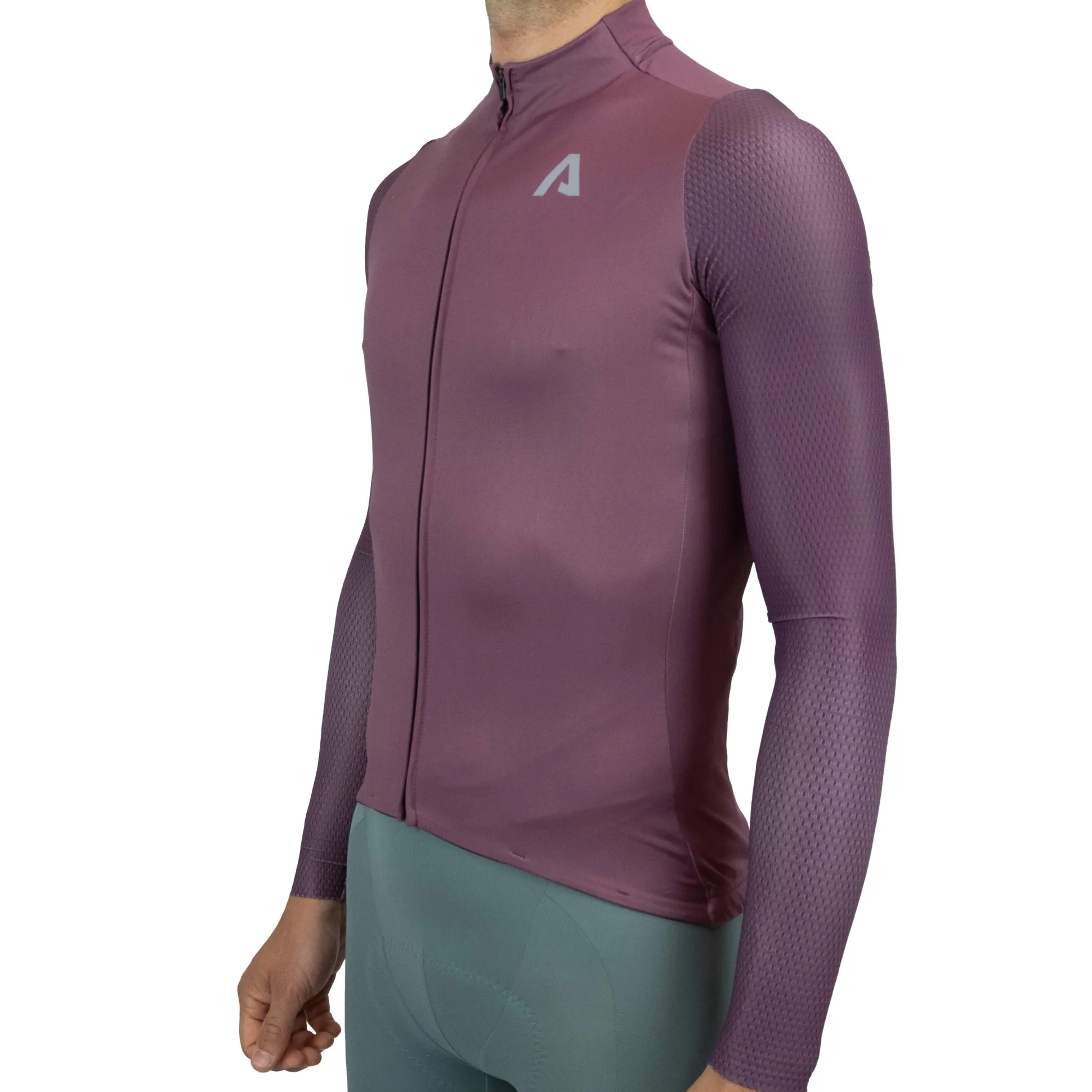 Maglia maniche lunghe All4cycling Color - Bordeaux