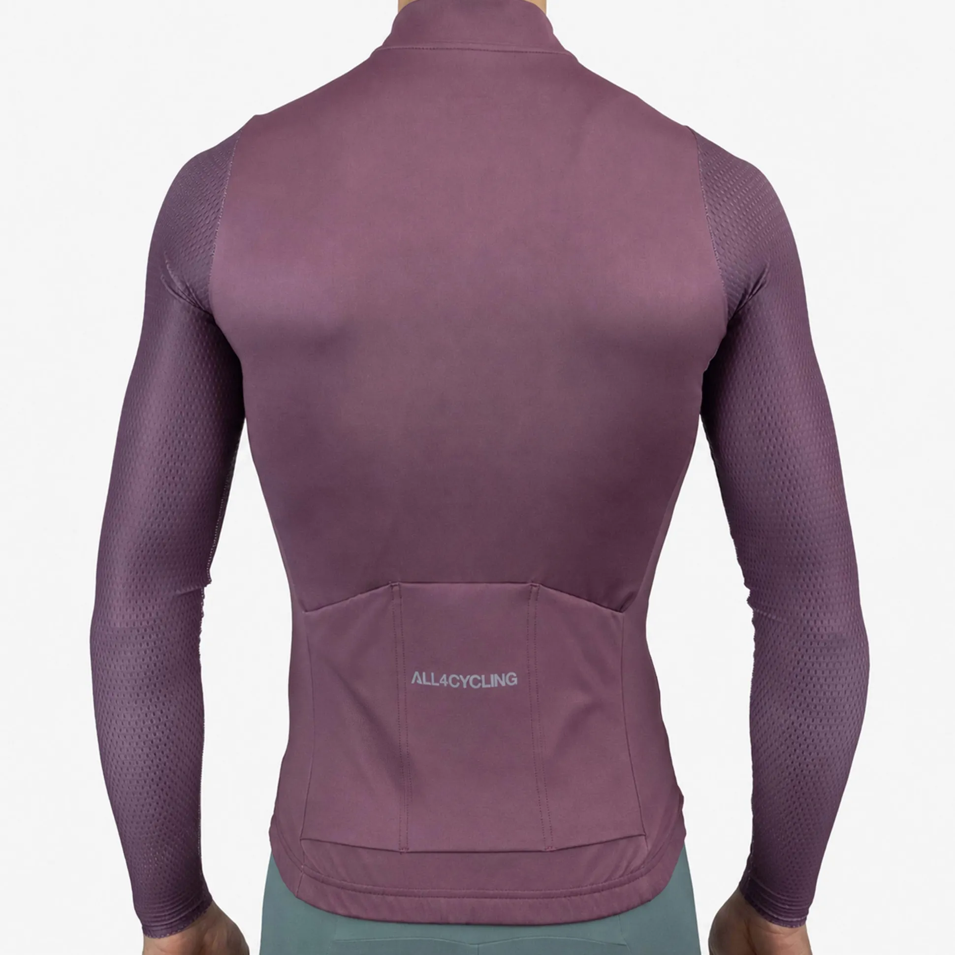 Maglia maniche lunghe All4cycling Color - Bordeaux