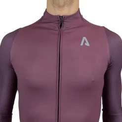 Maglia maniche lunghe All4cycling Color - Bordeaux