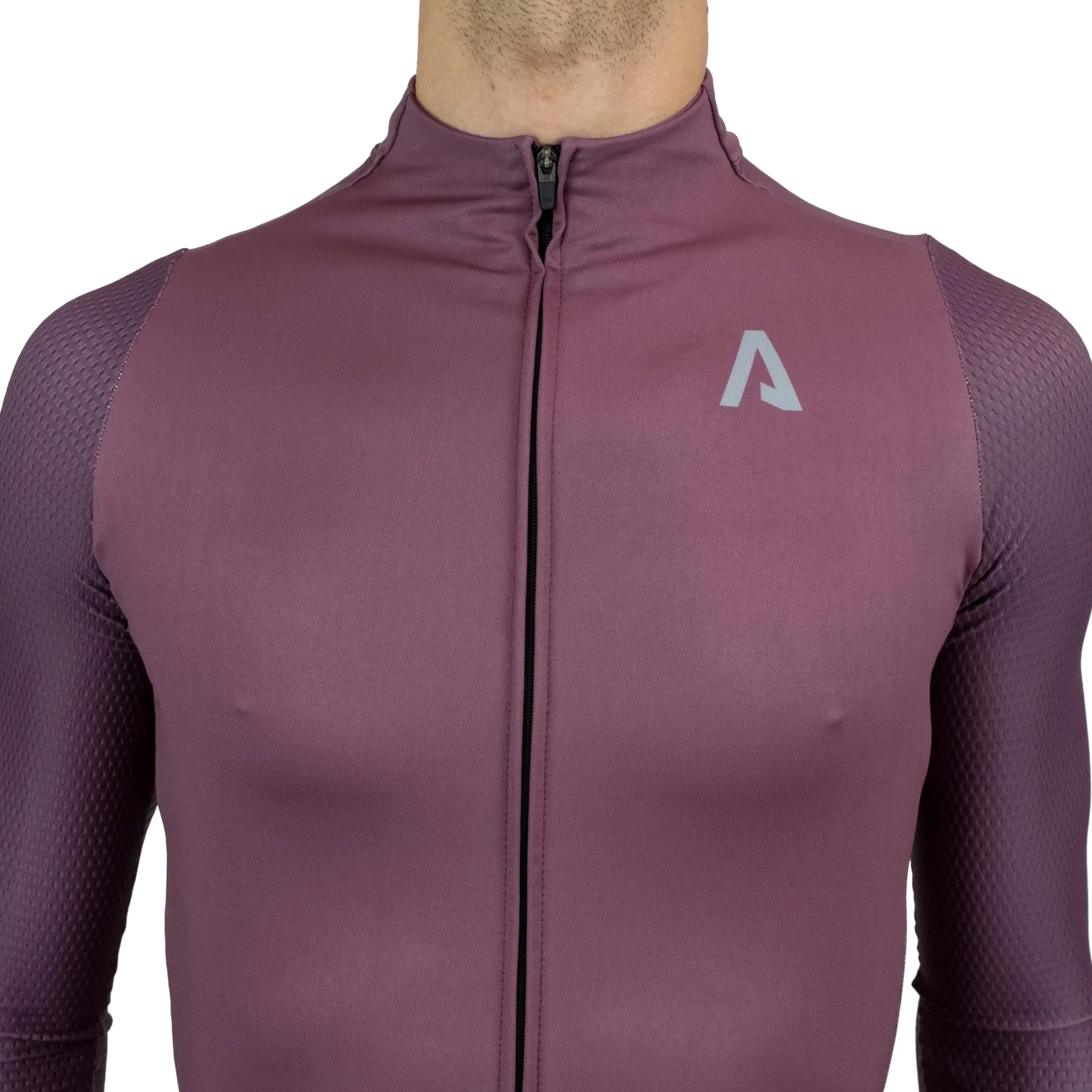 Maglia maniche lunghe All4cycling Color - Bordeaux