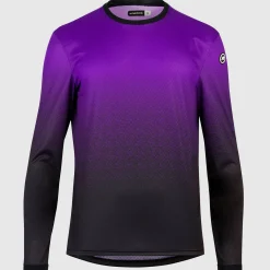 Maglia maniche lunghe Assos Trail T3 Zodzilla - Viola