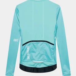 Maglia maniche lunghe Cafe du Cycliste Roxane - Azzurro