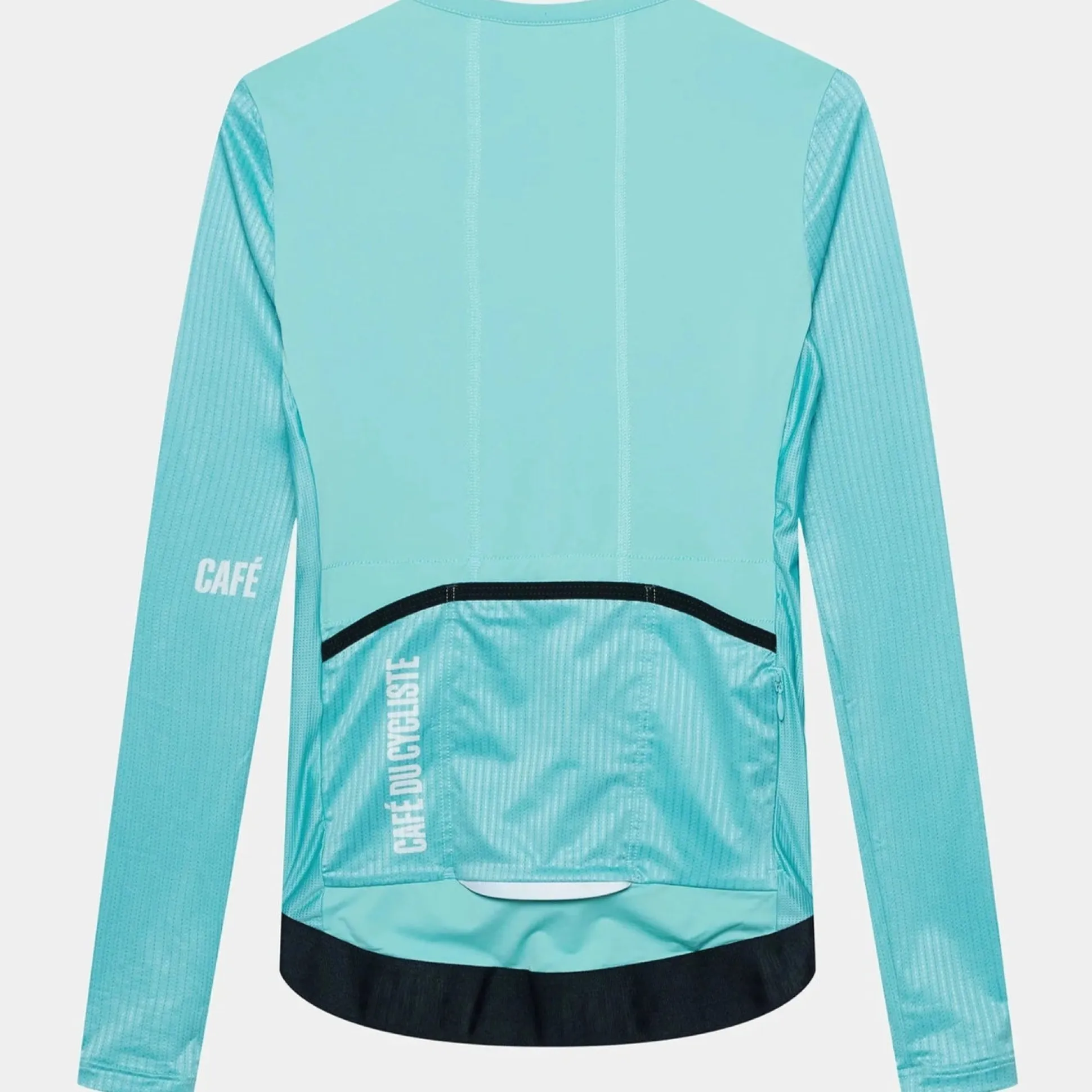 Maglia maniche lunghe Cafe du Cycliste Roxane - Azzurro