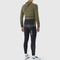 Maglia maniche lunghe Cafe du Cycliste Ingrid - Verde