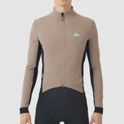Maglia maniche lunghe Cafe du Cycliste Manon - Beige