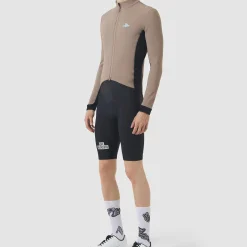 Maglia maniche lunghe Cafe du Cycliste Manon - Beige