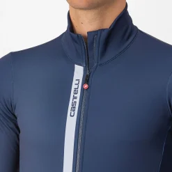 Maglia maniche lunghe Castelli Entrata - Blu
