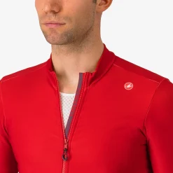 Maglia maniche lunghe Castelli Espresso Thermal - Rosso