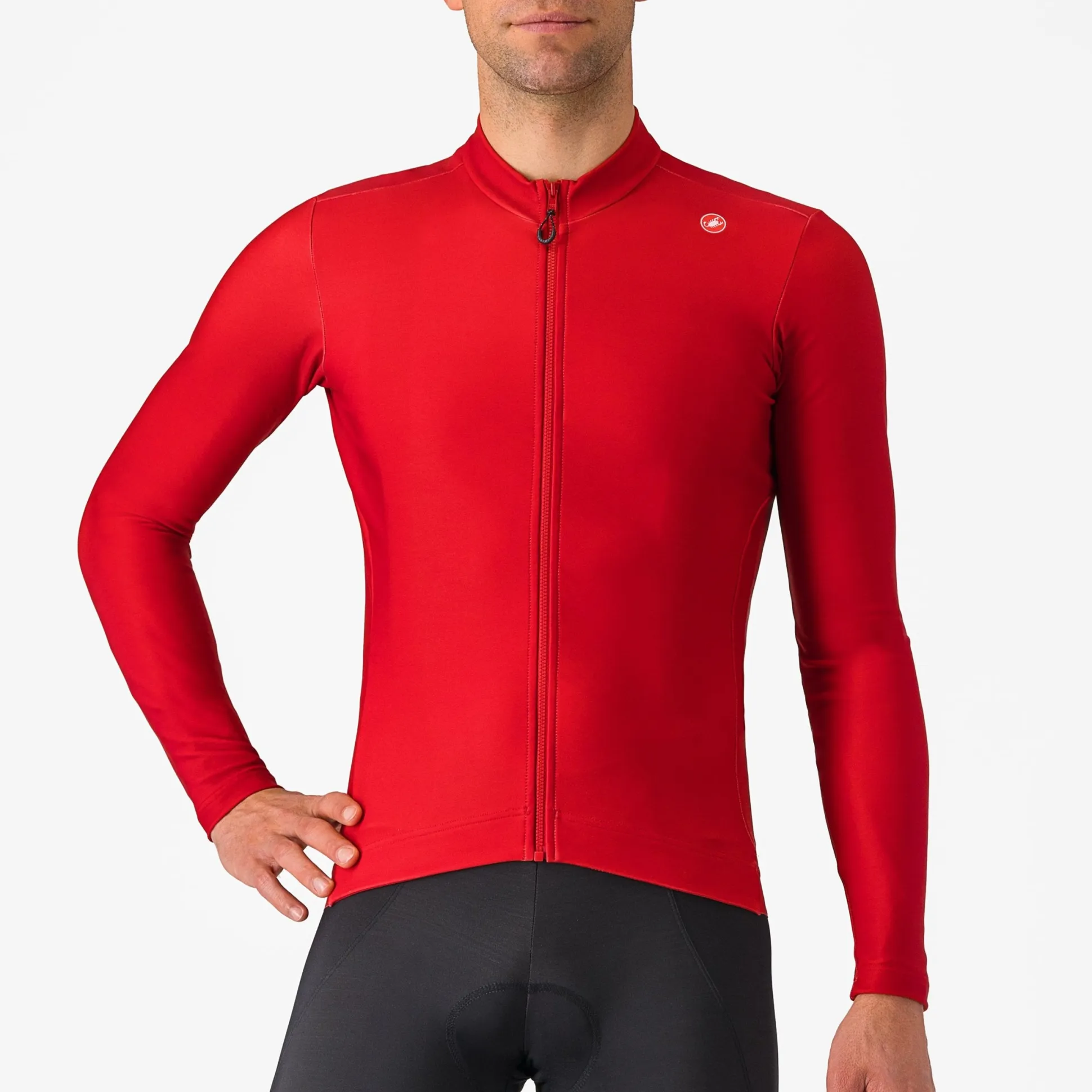 Maglia maniche lunghe Castelli Espresso Thermal - Rosso