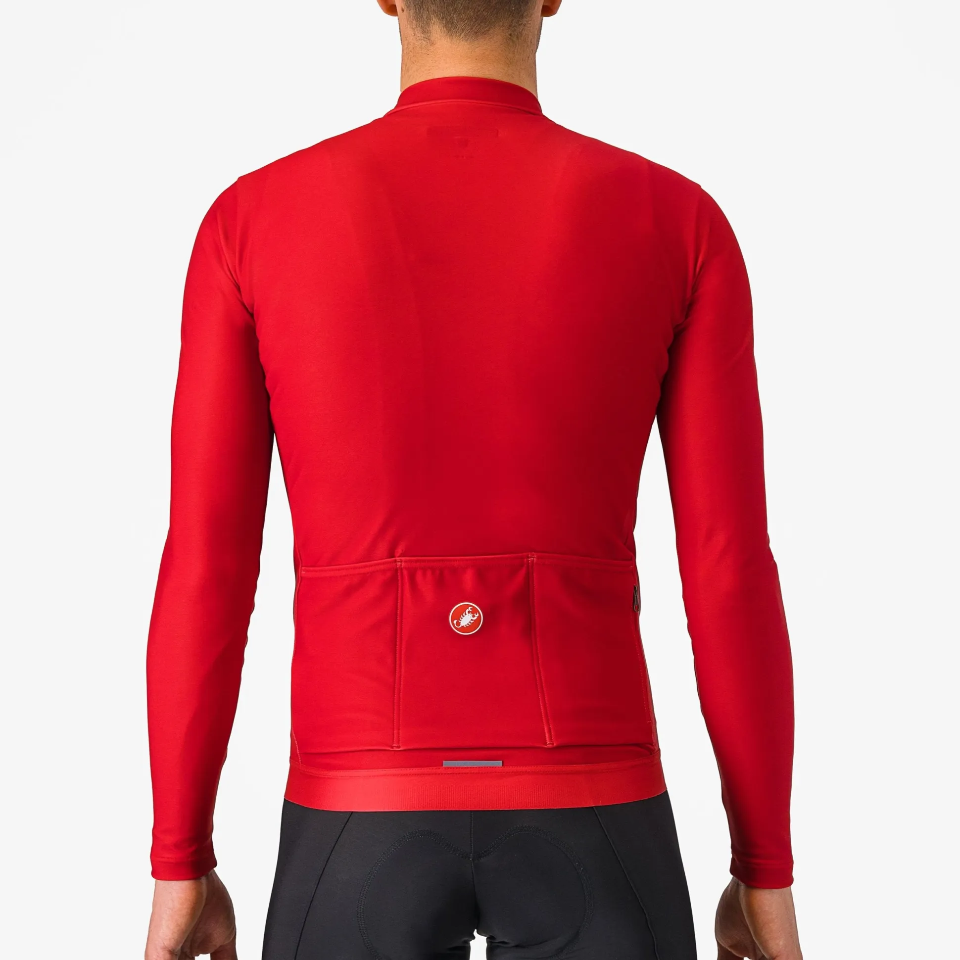 Maglia maniche lunghe Castelli Espresso Thermal - Rosso